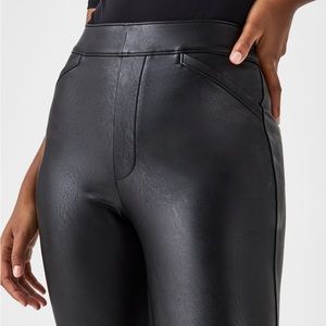 SPANX Leather-Like Flare Pant